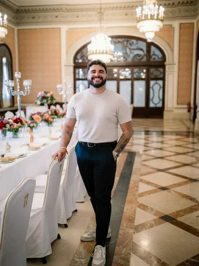 Abraham, wedding planner y cofundador de Greta Weddings en Sevilla